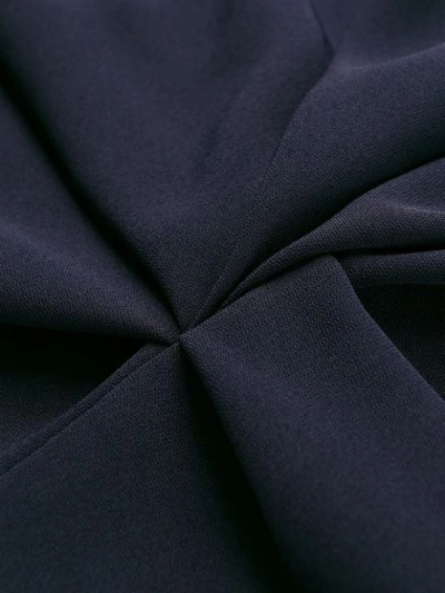 Shop P.a.r.o.s.h Kleid Mit Drapiertem Detail In Blue