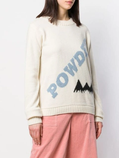 Shop The Elder Statesman Powder Jumper In Neutrals