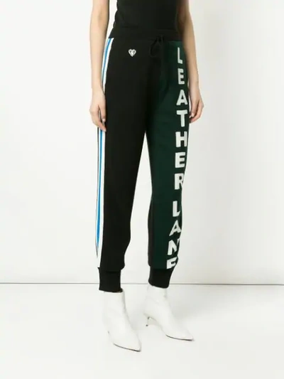 Shop Ports 1961 Leather Lane Joggers In Black