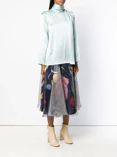 Shop Roksanda Aulna Blouse In Blue