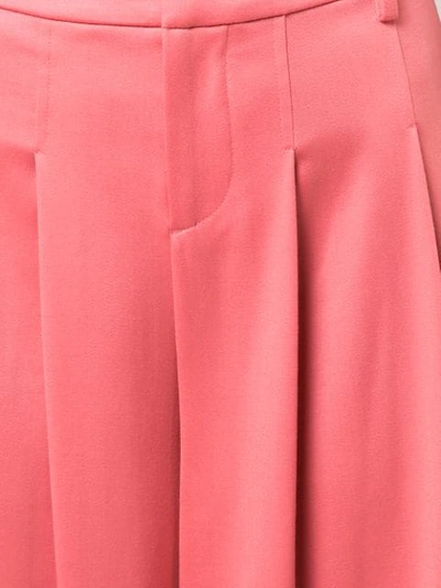 Shop Alice And Olivia Scarlet Wide Leg Trousers In Pink