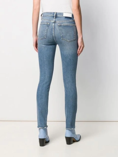 Shop Re/done Skinny Faded Jeans - Blue