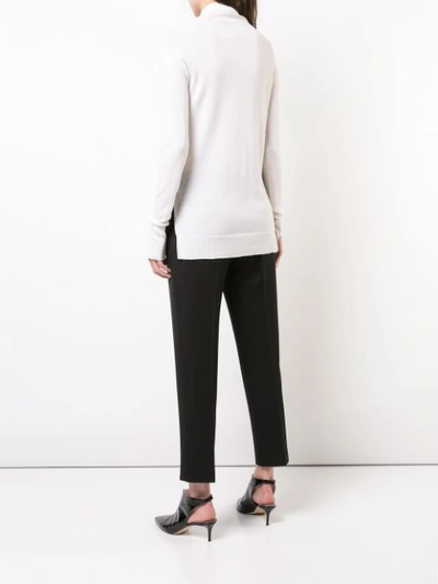 Shop Barbara Bui Pussy Bow Jumper In White