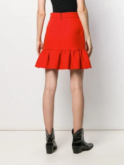 Shop Msgm Pleated Skirt In 18