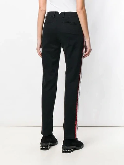 Shop History Repeats Side-stripe Skinny Jeans In Black
