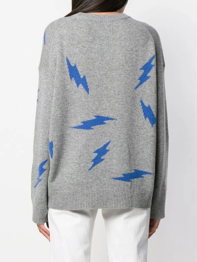 Zadig and voltaire lightning bolt sweater hot sale