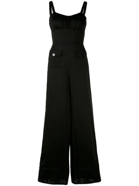 self portrait black jumpsuit