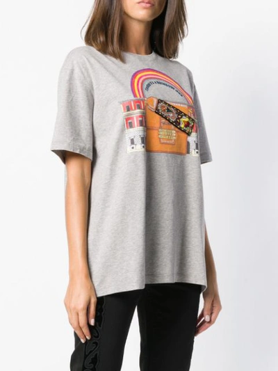 Shop Etro Printed T-shirt - Grey
