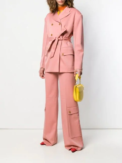 Shop Sonia Rykiel Wide Leg Trousers In Pink