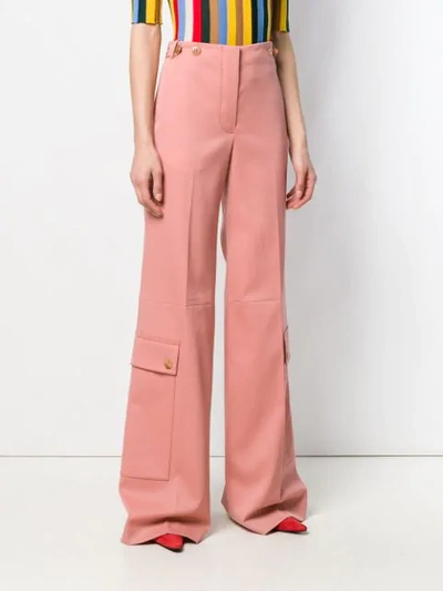 Shop Sonia Rykiel Wide Leg Trousers In Pink