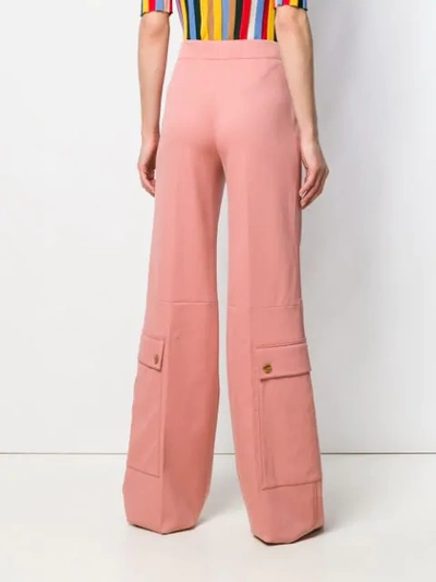 Shop Sonia Rykiel Wide Leg Trousers In Pink