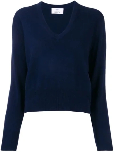 Shop Allude V In Blue