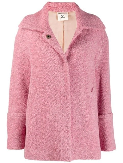 Shop Semicouture Mélange Jacket In Pink