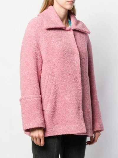 Shop Semicouture Mélange Jacket In Pink