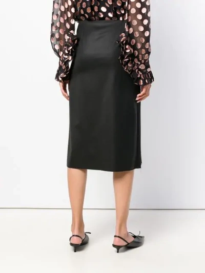 Shop Marco De Vincenzo A-line Skirt In Black