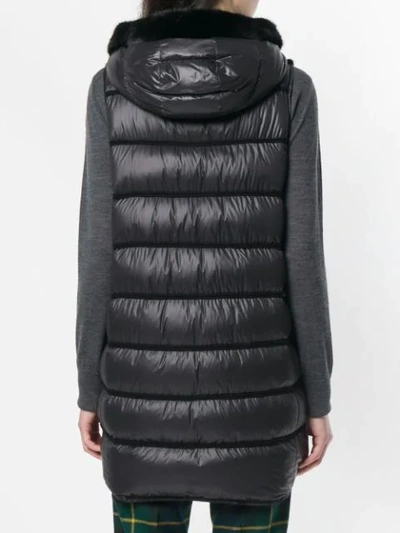 Shop Cara Mila Camille Reversible Gilet In Black