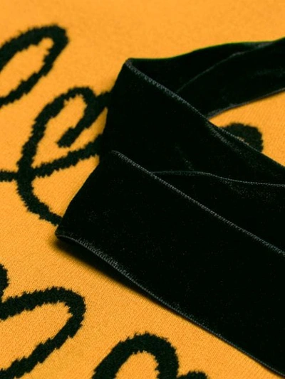 Shop Fendi Maxi Knit Sweater In F12qc-zabaione