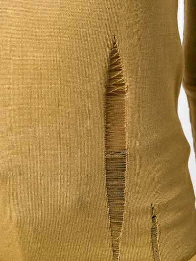 Shop Serien Umerica Laddered Knit Top In Brown