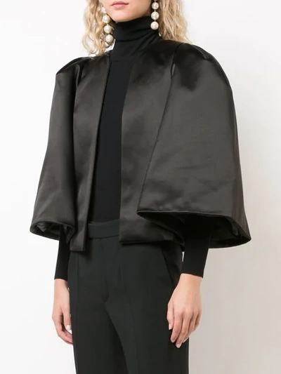 Shop Givenchy Cape Jacket In 001