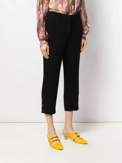 MULBERRY CROPPED TROUSERS - 黑色
