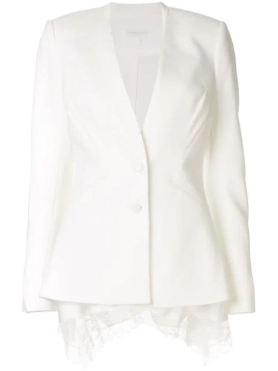Shop Jonathan Simkhai Basque Jacket In White