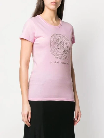 Shop Société Anonyme Scribble T-shirt In Pink