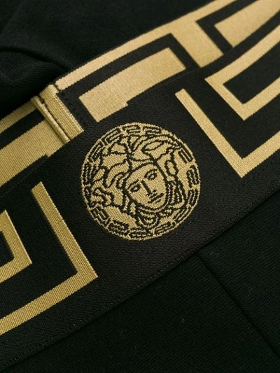 VERSACE MEDUSA HEAD FITTED SHORTS - 黑色