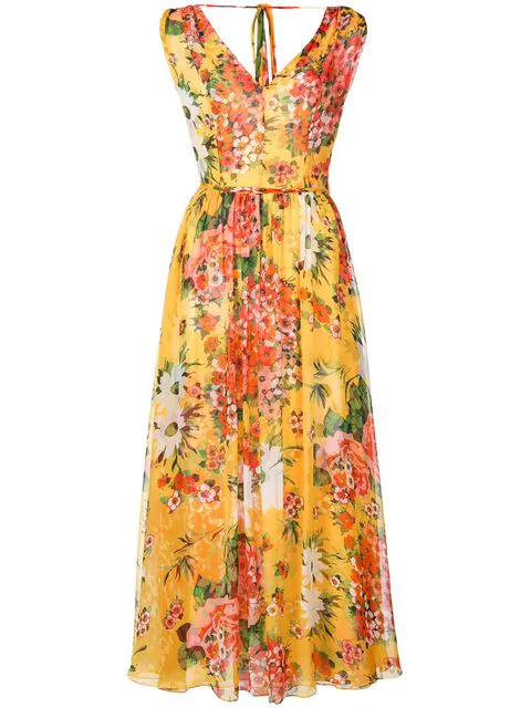 carolina herrera yellow dress