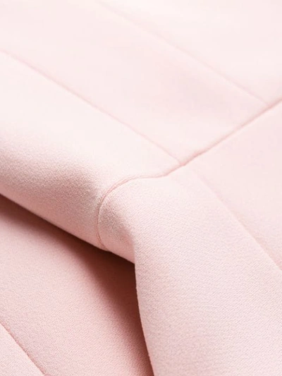 Shop Dolce & Gabbana V-neck Midi Dress In Pink