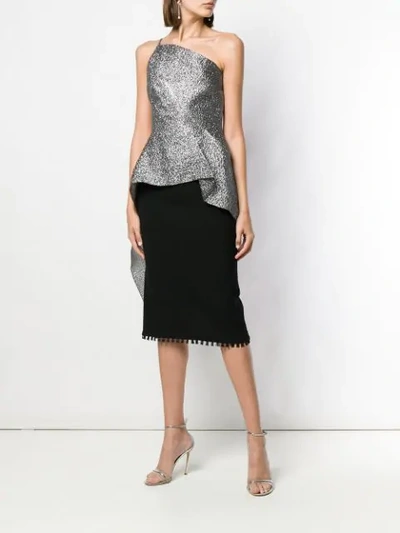 Shop Roland Mouret Arreton Pencil Skirt In Black