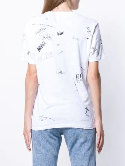 Shop Isabel Marant Étoile Illustrated Print T In White