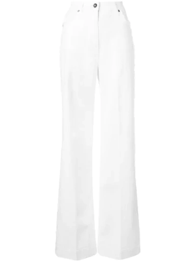 Shop Etro High-waist Jeans In White