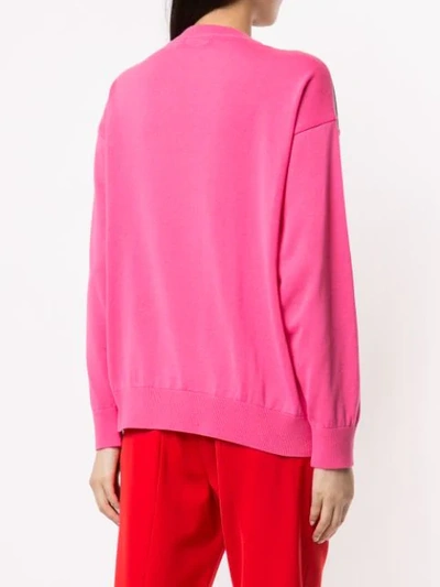 Shop Undercover David Bowie Sweatshirt In Pink