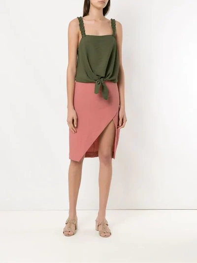 Shop Olympiah Maggiolina Blouse In Green