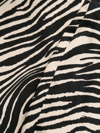 Shop Cambio Jamaica Zebra Stripe Trousers In Neutrals