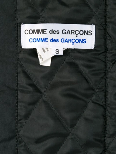 Pre-owned Comme Des Garçons Padded Layered Coat In Black