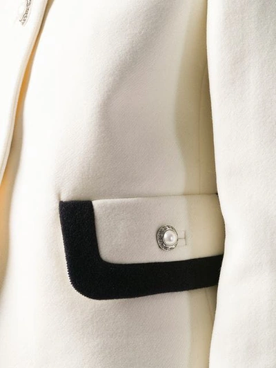 Shop Miu Miu Cady Jacket In White