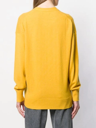 Shop Calvin Klein Oversized Jumper In Yellow