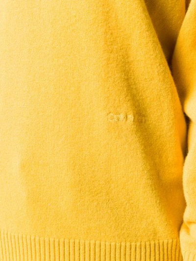 Shop Calvin Klein Oversized Jumper In Yellow