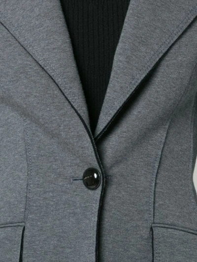 Shop Proenza Schouler Bonded Jersey Blazer - Grey