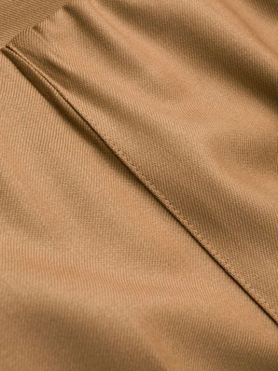 Shop P.a.r.o.s.h Flared Trousers In Brown