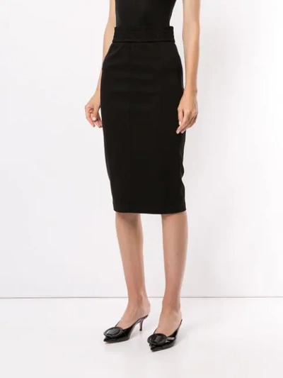 Shop N°21 Midi Pencil Skirt In Black