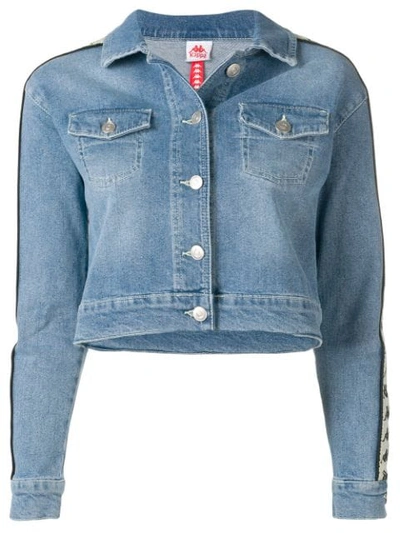 Shop Kappa Banda Boetina Denim Jacket In Blue