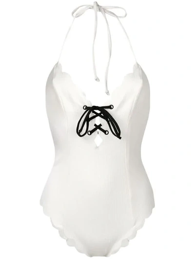 Shop Marysia One-piece Swimsuit In White