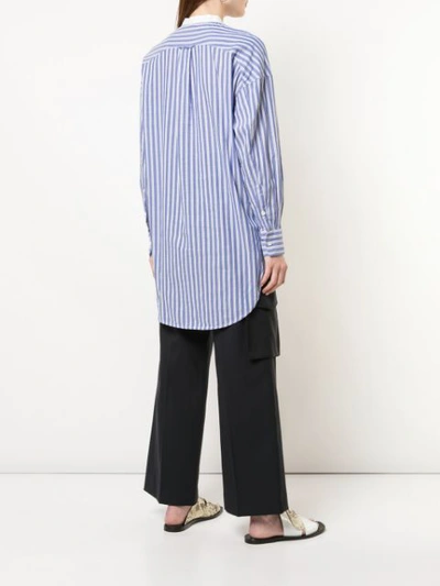 ALEX MILL STRIPED SHIRT - 蓝色