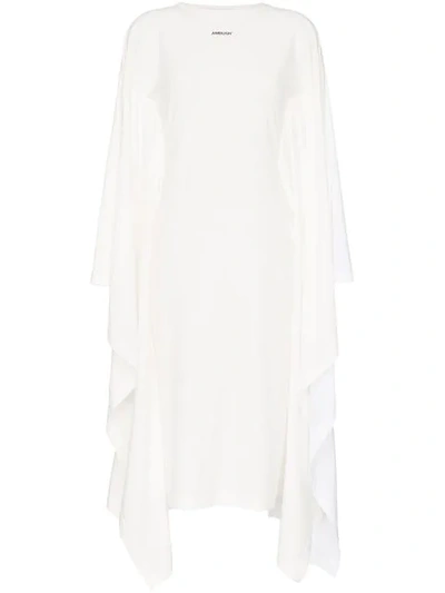 Shop Ambush Waves Cape Kimono Dress In White