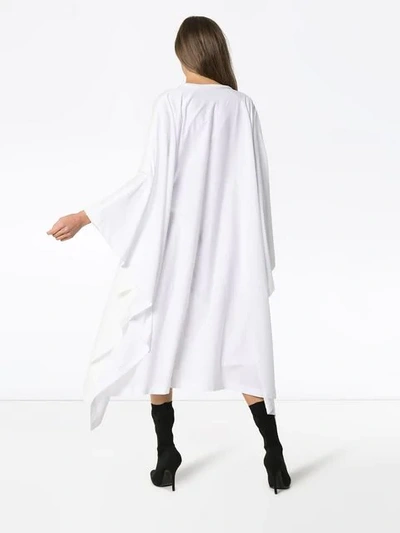 Shop Ambush Waves Cape Kimono Dress In White