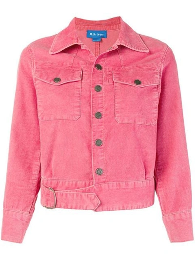 Shop M.i.h. Jeans Paradise Jacket In Skittle Pink