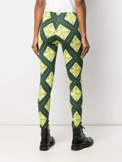 Shop Marc Jacobs Ikat-print Trousers In Green