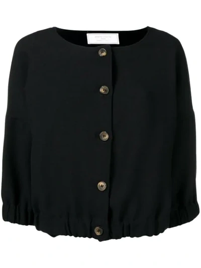 Shop Société Anonyme Elastic Top Jacket In Black